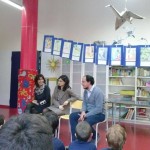Francesca Antonella Amodio, Gabriella Bulfaro e Giovanni Calia presso il centro educativo "Il Beccogiallo"