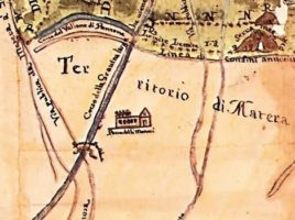 Antica mappa di Parco dei Monaci