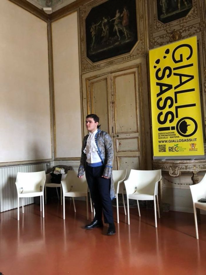 Uno studente del Liceo Duni di Matera dà vita al Duca Malvezzi