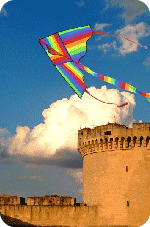 Aquiloni in volo al Parco del Castello di Matera